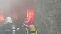 وقوع 2 حریق در رشت