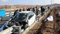 یک کشته در سانحه رانندگی در محور دلیجان - اصفهان