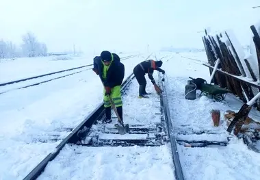 پایداری خدمات رسانی در راه آهن شمال۲ هنگام برودت هوا