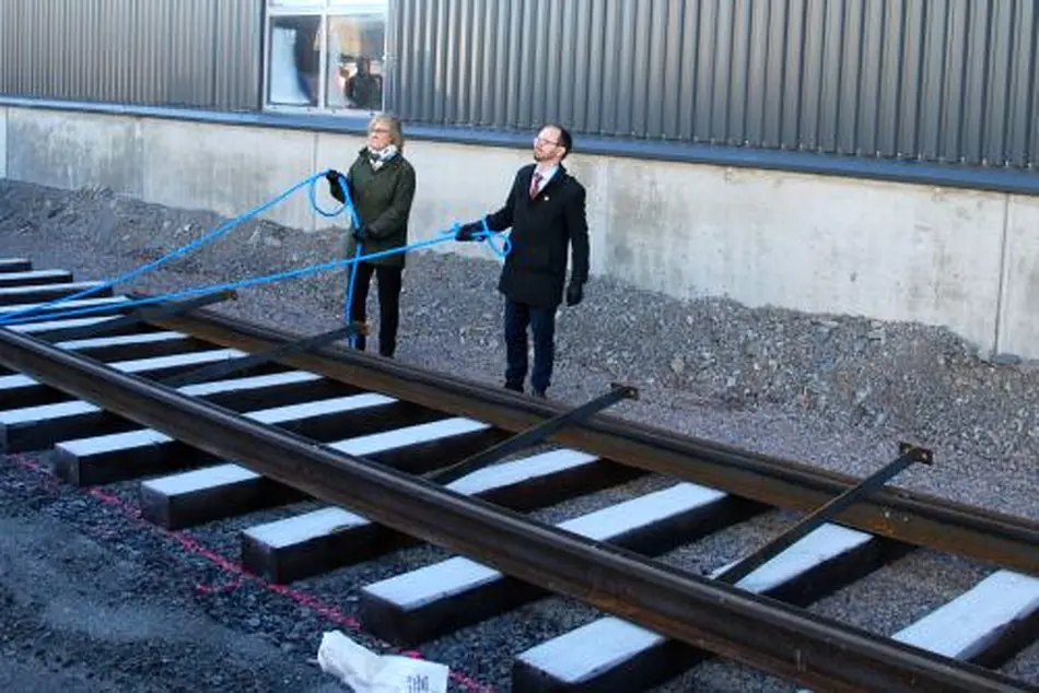  New Swedish port railway breaks ground 