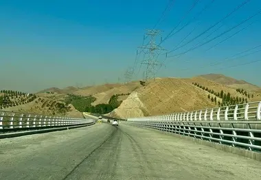 قطعه دوم آزادراه شهید سلیمانی کرج تکمیل شد