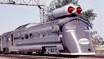 قطار سریع السیر قدیمی؛ وسیله عجیبی که با موتورهای جت کار می کرده است