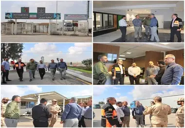بازدید معاون فنی و راه‌ روستایی سازمان راهداری و حمل‌ونقل جاده‌ای از پایانه مرزی اینچه‌برون