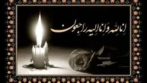 پیام تسلیت انجمن صنایع ریلی ایران به مهندس سید رحمن فقیر میرنظامی