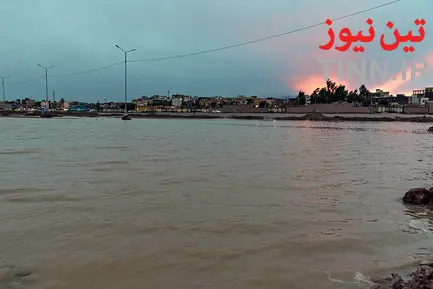 آب گرفتگی معابر در زاهدان