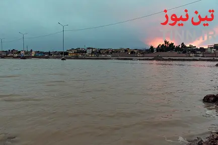 آب گرفتگی معابر در زاهدان