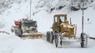 استقرار راهداران در محورهای برفگیر مازندران 
