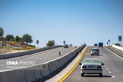 گزارش تصویری آزادراه شیراز اصفهان  (4)