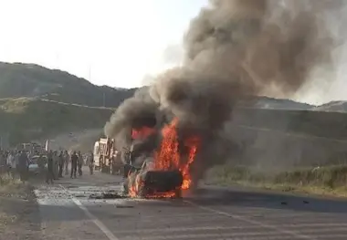 تصادف مرگبار در محور دره شهر بدره