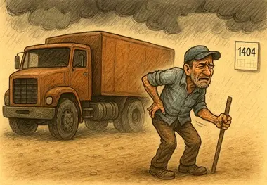 صنف رانندگان کامیون در انتظار بازنشستگی زودهنگام؛ شغلی که سخت و زیان آوری آن انکار می شود!