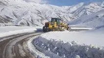 ۱۳۲۵ کیلومتر از محورهای کوهستانی مازندران درگیر برف شد 