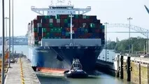 رکورد عبور بزرگترین کشتی از کانال پاناما شکسته شد