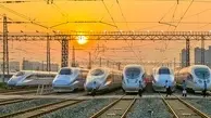 فیلم| تصویری از سرعت حیرت انگیز قطارها در چین