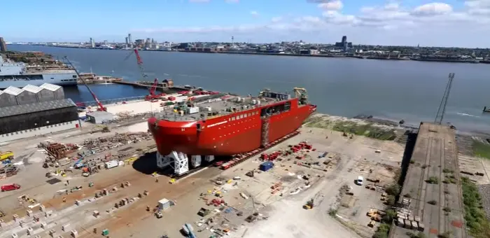 UK’s new polar ship launched