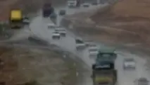 بارش باران و لغزندگی برخی محورهای مواصلاتی فارس