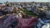 عکس| گورستان خودروهای نابود شده در زلزله ترکیه