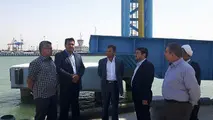 بازدید مشاور مدیرعامل سازمان در امور بندری و دریایی از منطقه ویژه اقتصادی بندر امیرآباد