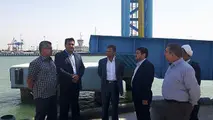 بازدید مشاور مدیرعامل سازمان در امور بندری و دریایی از منطقه ویژه اقتصادی بندر امیرآباد