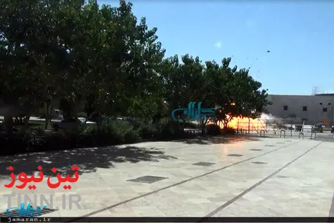گزارش تصویری/ تیراندازی در ضلع غربی محوطه بیرون از حرم امام خمینی