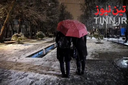 بارش اولین برف زمستانی در تهران
