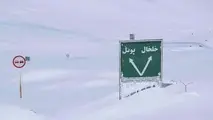 برف راه خلخال به پونل و تمام روستاهای خلخال را بست