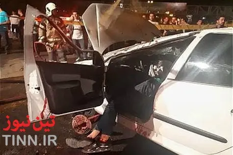 مرگ راننده پژو 206 در بزرگراه یادگار امام 