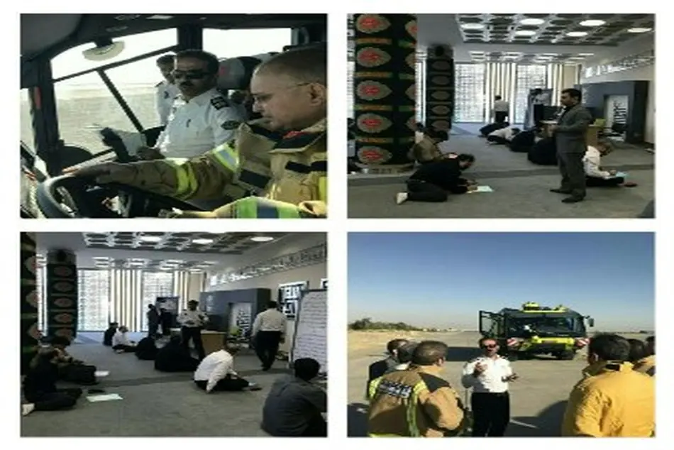 آتشنشانان فرودگاهی گواهینامه رسمی می‎گیرند