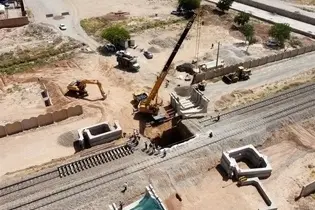 احداث زیرگذر عابر پیاده در منطقه دخانیات قائمشهر+فیلم