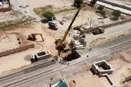 بهره‌ برداری از سالن انتظار و زیرگذر مسافری ایستگاه راه‌ آهن رباط‌ کریم