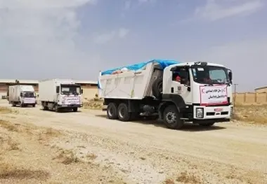
ارسال ۶ دستگاه کامیون کمک‌های مردمی اردبیل به مناطق سیل زده کشور
