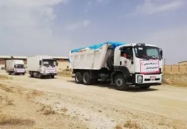 
ارسال ۶ دستگاه کامیون کمک‌های مردمی اردبیل به مناطق سیل زده کشور
