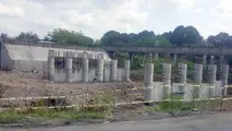 پیشرفت فیزیکی ۷۰ درصدی پل شهرک صنعتی رشت