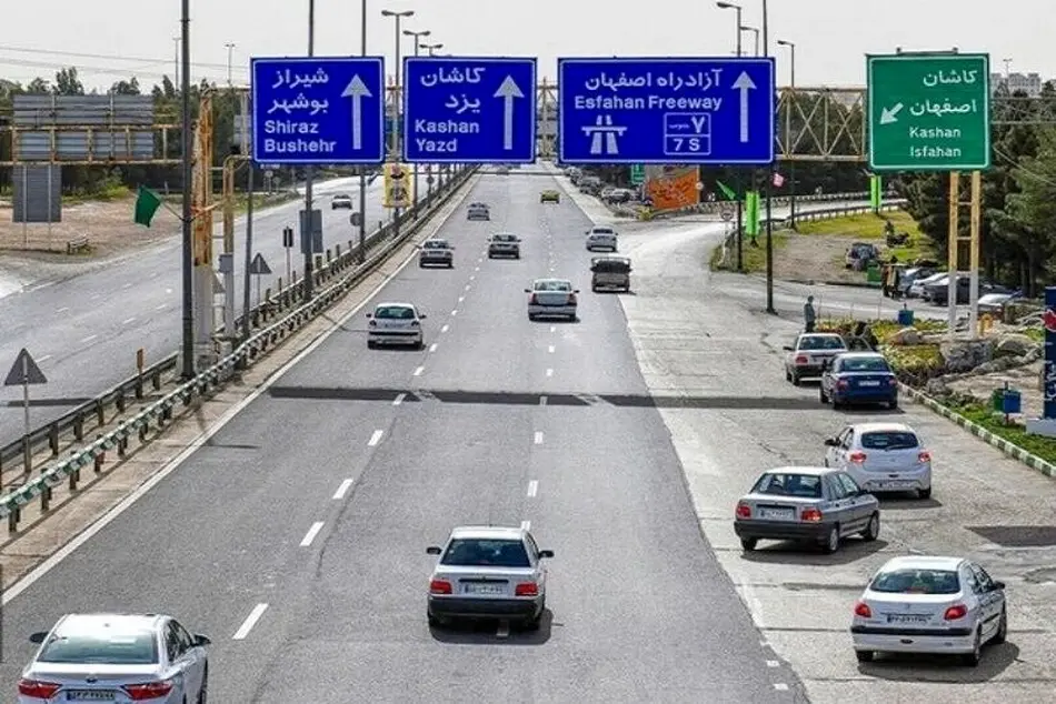 ترافیک در برخی جاده های اصلی تهران و البرز سنگین گزارش شد