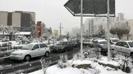 برف پاییزی، تهران را قفل کرد