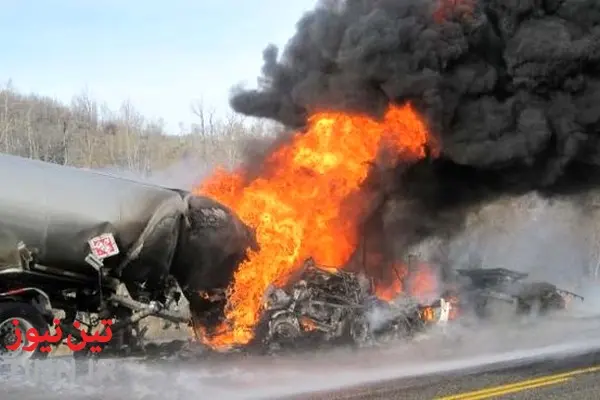 فیلم | خودرویی که در دمای 70 درجه آتش گرفت