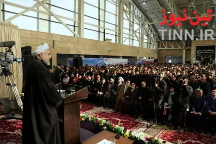 مراسم افتتاح راه آهن میانه - بستان آباد