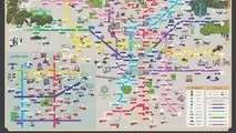 نصب نقشه های گردشگری در ۲۴ ایستگاه مترو تهران
