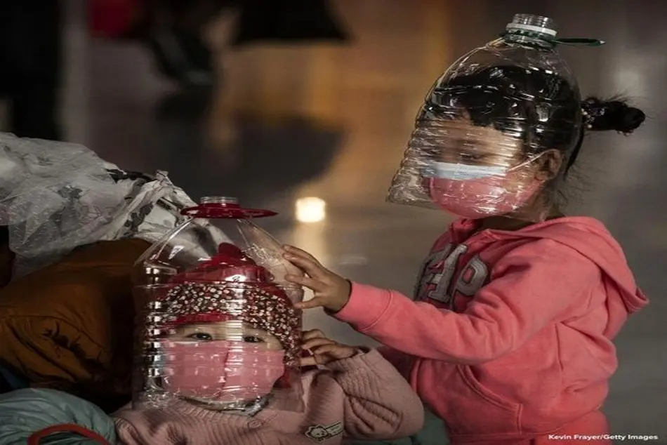  روش فرار کودکان چینی از ویروس کشنده کرونا در فرودگاه!
