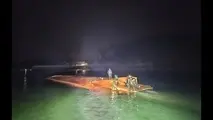 واژگونی کشتی در غرب کره جنوبی؛ ۵ نفر مفقود شدند