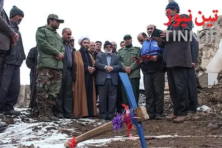 کلنگ احداث نخستین واحد در مناطق زلزله‌زده آذربایجان شرقی