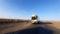  حادثه در کمین مسافران جاده امام زاده یحیی میامی به مشهد!