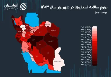 اصفهان در قله تورم استانهای کشور قرار گرفت