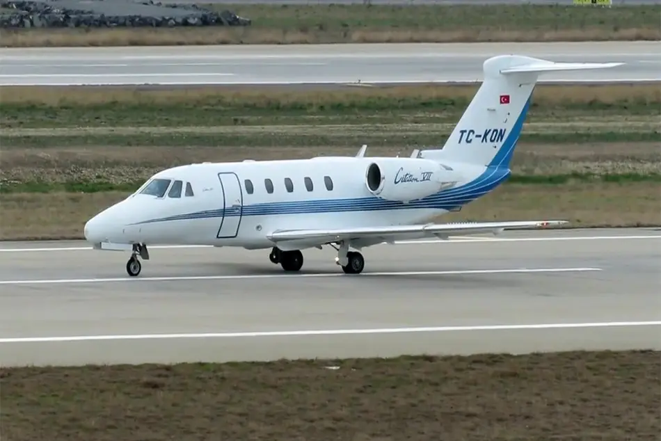 Executive Jet Crashes at Istanbul Ataturk International Airport