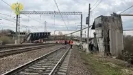 یک کشته و چند مجروح در پی فرو ریختن پل روی خط ریلی در روسیه