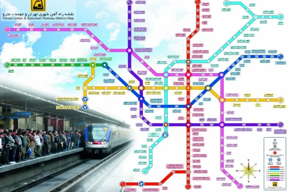 معرفی خط 9 مترو تهران