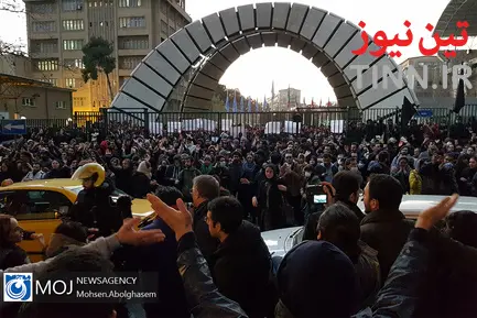 همدردی دانشجویان و مردم با خانواده جانباختگان هواپیمای اوکراینی