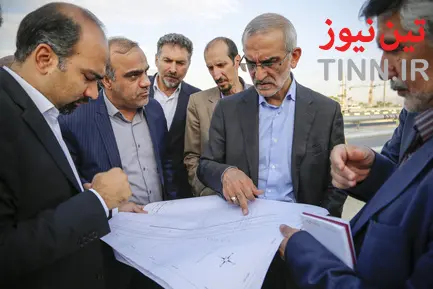 بازدید دوره‌ای معاون حمل‌ونقل و ترافیک شهرداری تهران و مدیران این معاونت از پروژه‌های حمل و نقل و ترافیک شهرداری منطقه ۴