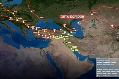 تامین بودجه مسیر تجاری «کریدور میانی» ترکیه آغاز شد