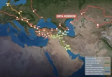 تامین بودجه مسیر تجاری «کریدور میانی» ترکیه آغاز شد