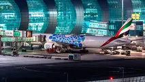 لحظه جذاب فرود بوئینگ 777 امارات در میان گرد و خاک